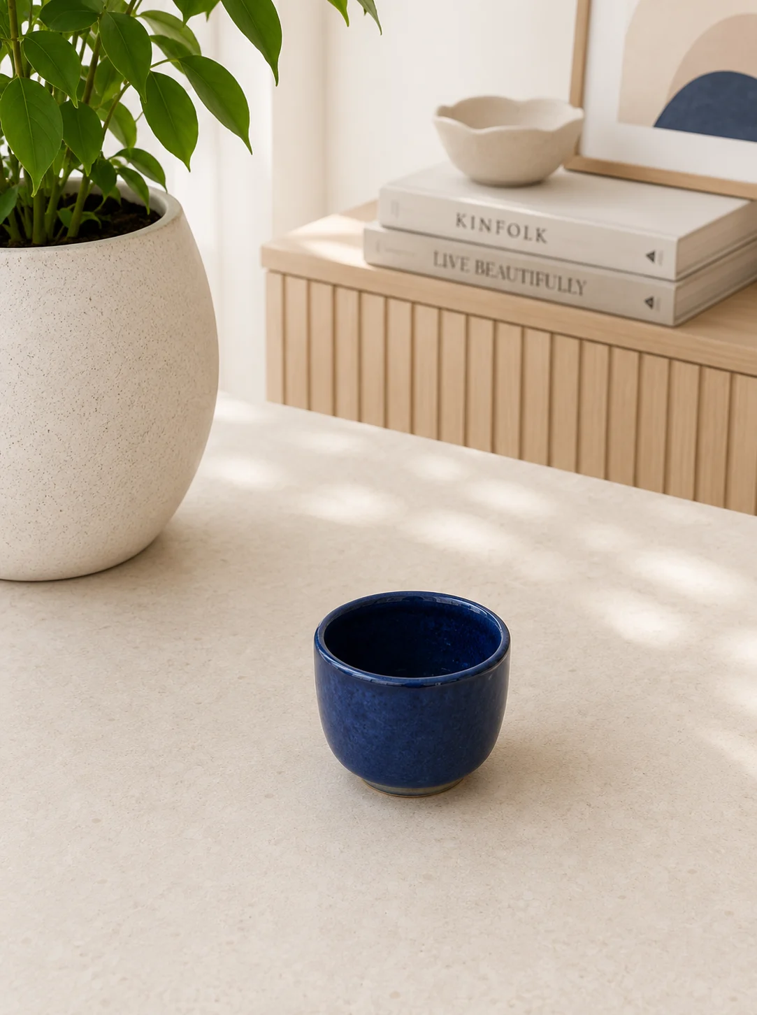 Candle Bowl blue - Image 2
