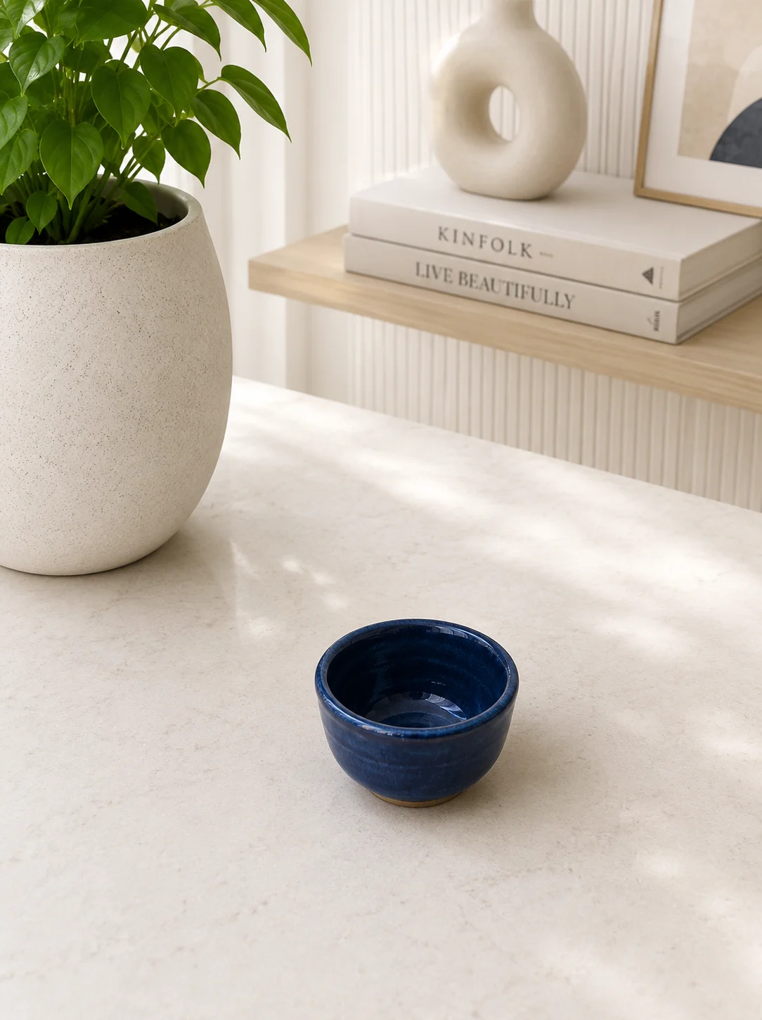 Candle Bowl blue - Image 3