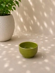 Candle Bowl green - Image 2