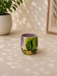 Candle Bowl floral4 - Image 2